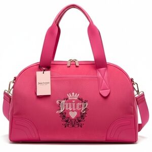 Juicy Couture Vibrant Pink Travel Bag